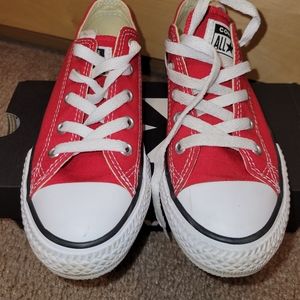 Converse Youth Red Shoes Size 13